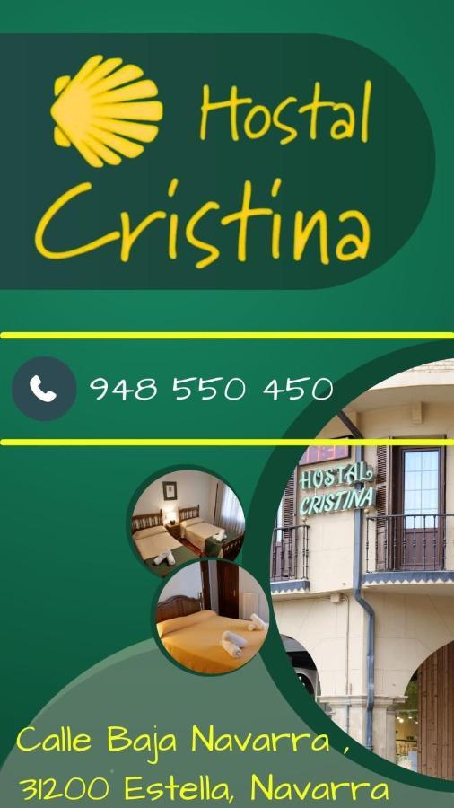 Hostal Cristina Естелья Екстер'єр фото